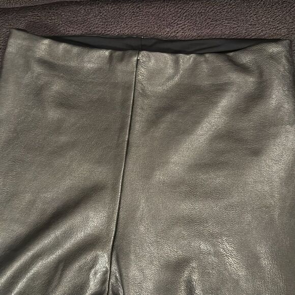 VINTAGE HAVANA stretch faux leather legging size small - Picture 4 of 7